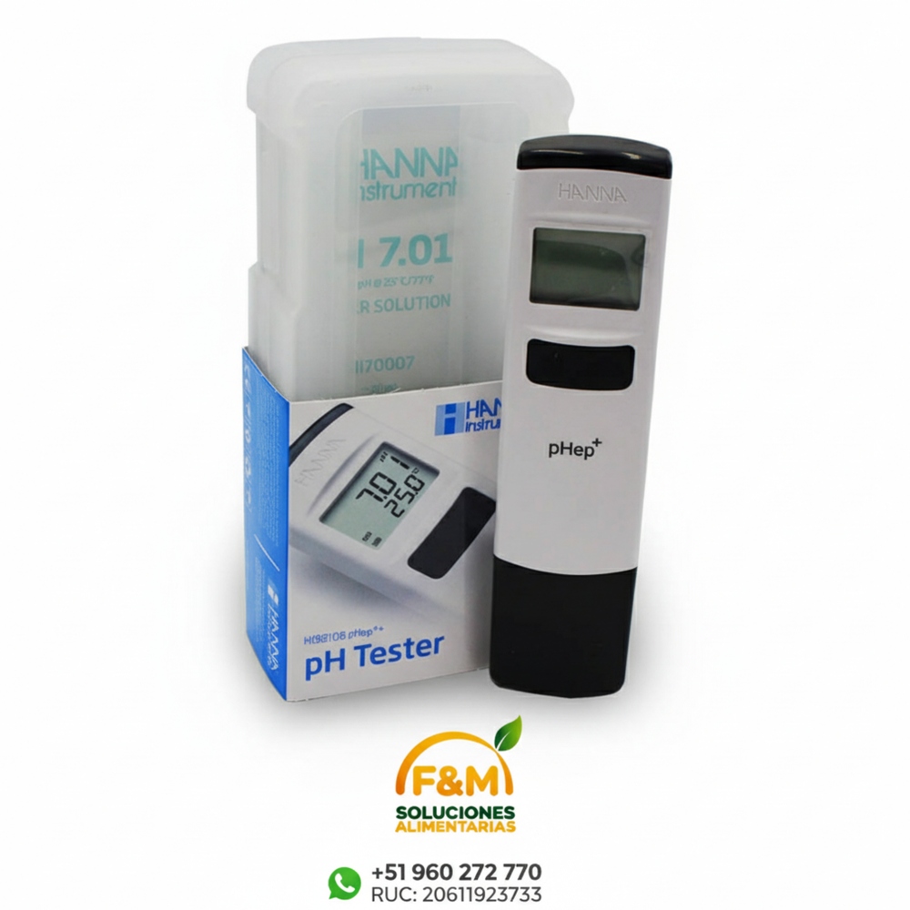 Medidor de bolsillo pHep+ (pH/Temp) HI98108 | HANNA