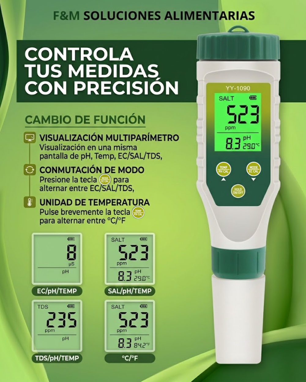 Multiparametro 5 en 1