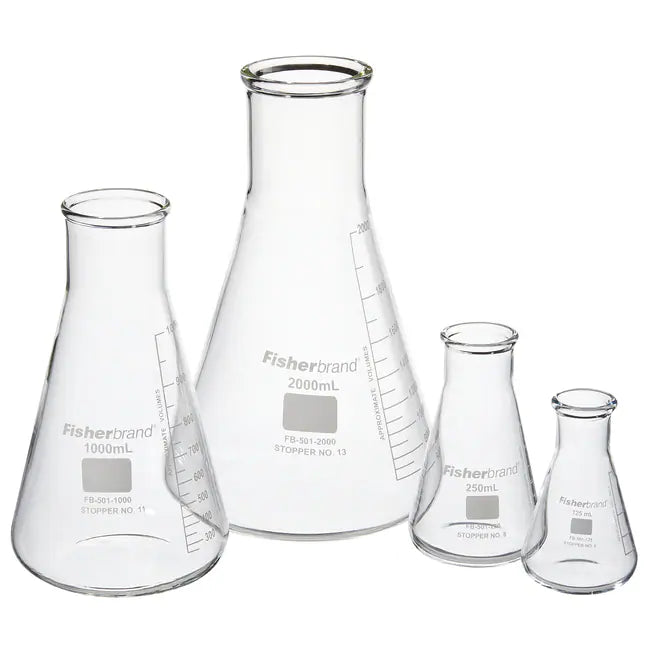 MATRACES DE VIDRIO (ERLENMEYER)