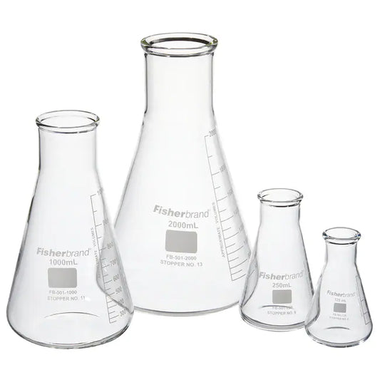 MATRACES DE VIDRIO (ERLENMEYER)