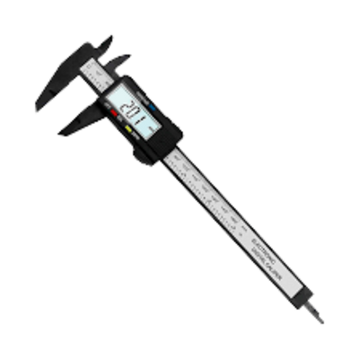 Vernier Digital 0–150 mm Fibra de Carbono