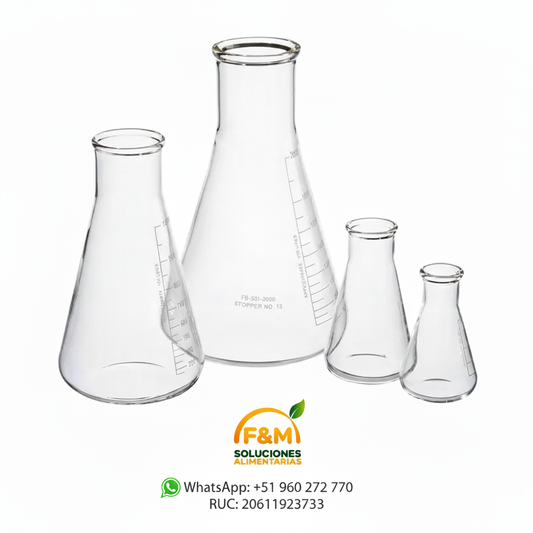 MATRACES DE VIDRIO (ERLENMEYER)