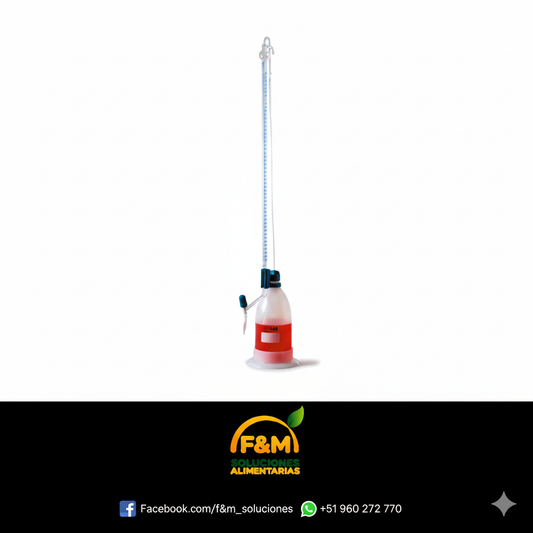 Bureta Automática Schilling 10 ml con envase 500 ml (Modelo 020.03.010)