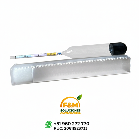 Lactodensímetro de Vidrio 1.015-1.040 g/ml