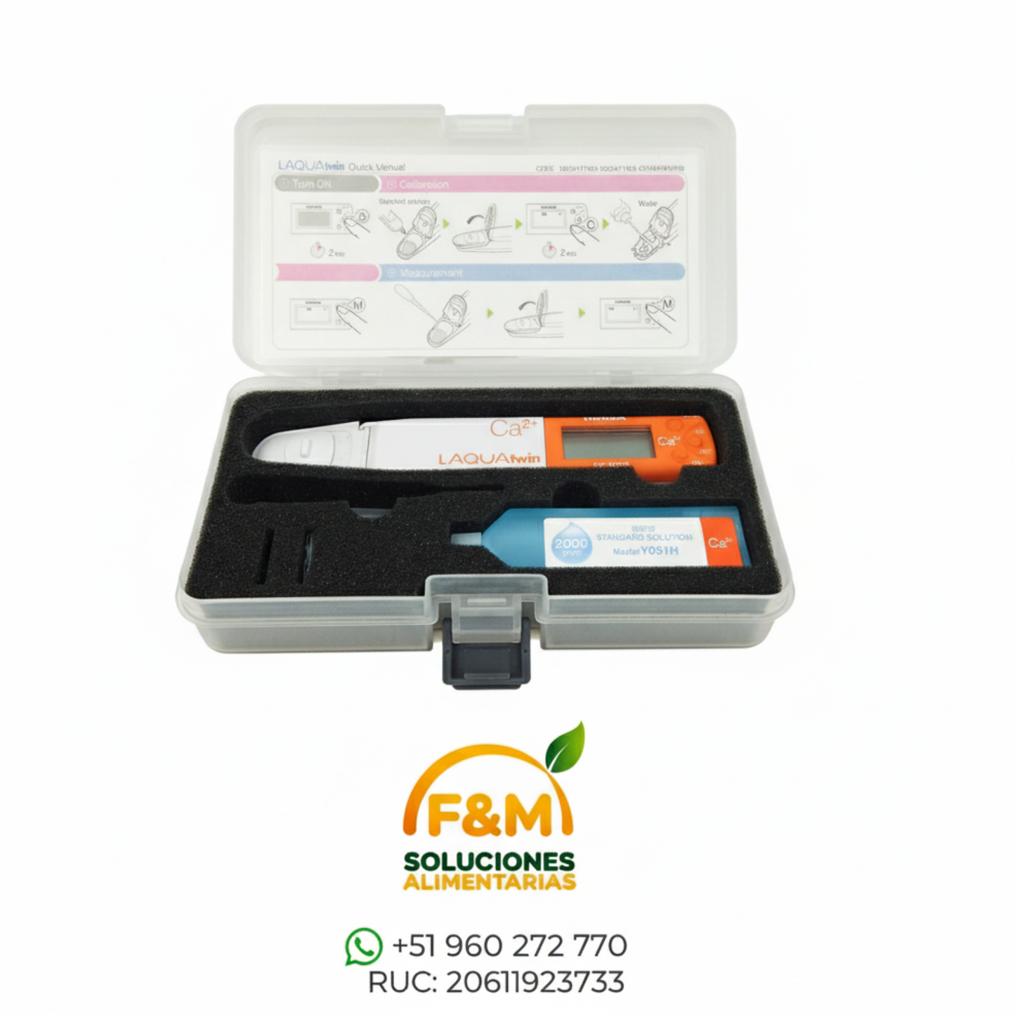 Medidor de Calcio Portátil LAQUATWIN CA-11