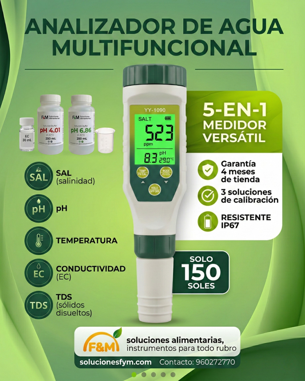 Multiparametro 5 en 1
