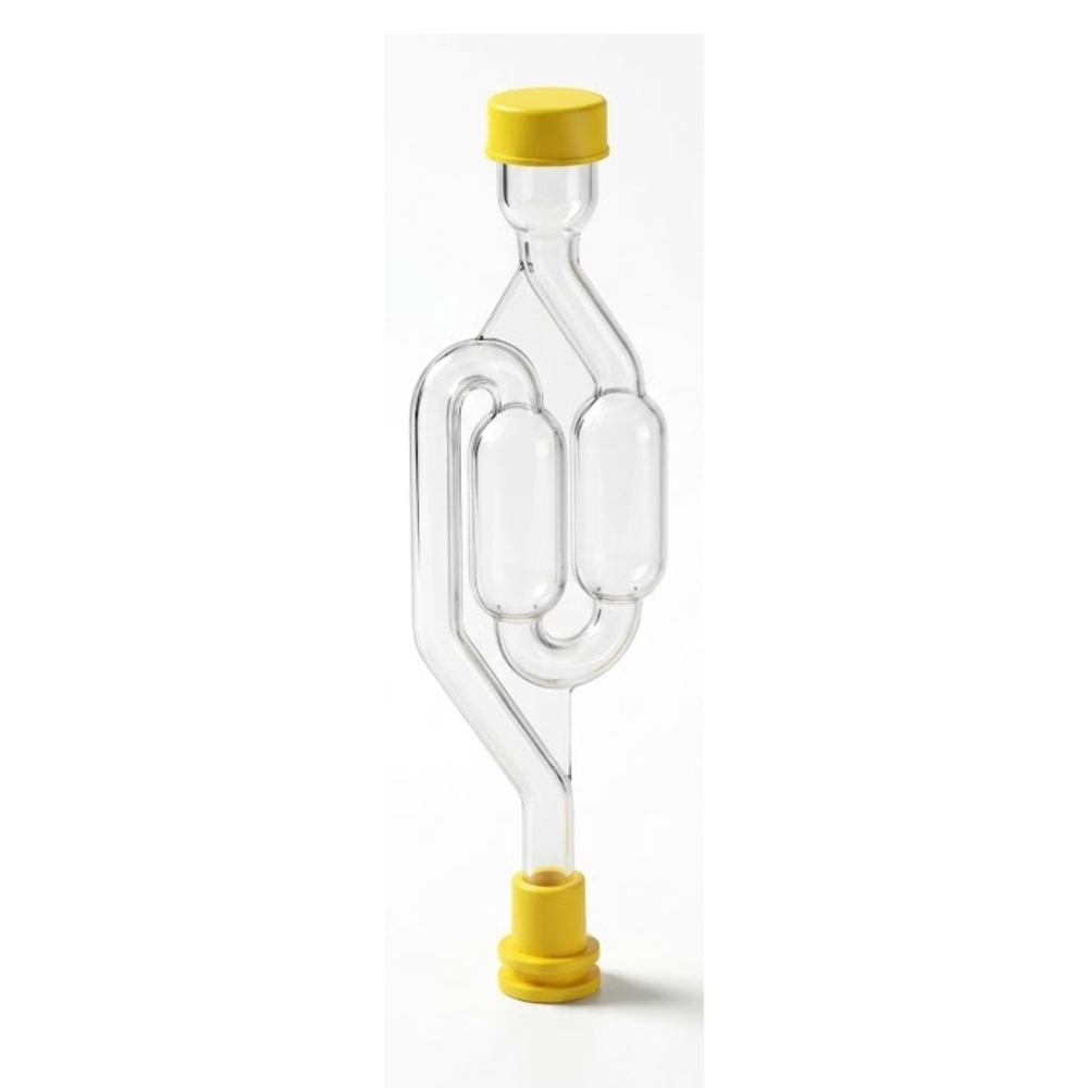 Airlock 3 Piezas con Corcho Sanitario y Arandela