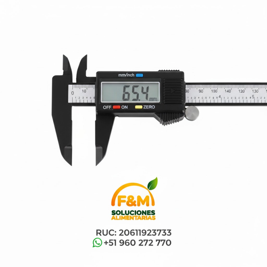 Calibrador Digital (Vernier) de Fibra de Carbono 150mm / 6"