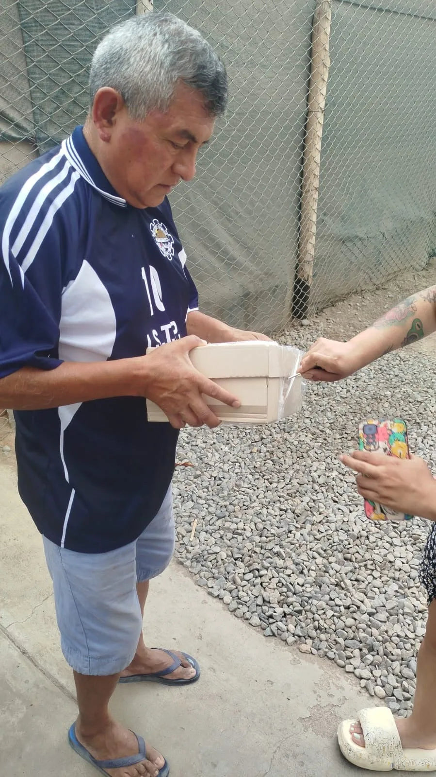 Cliente F&M — equipo en uso